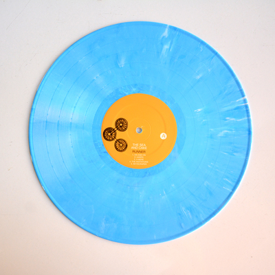 Theseaandcake runner vinylaopaqueblue